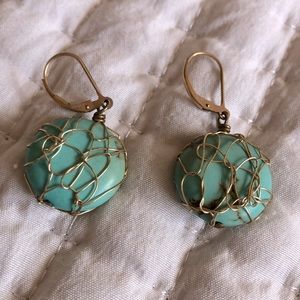 Turquoise drop earrings